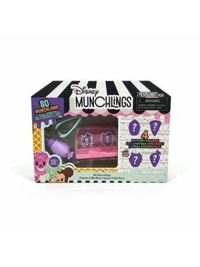 Disney Munchlings Mini Display With 4 Mystery Figures Series 1 Scented Collectib